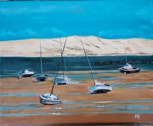 Marée basse au Cap Ferret