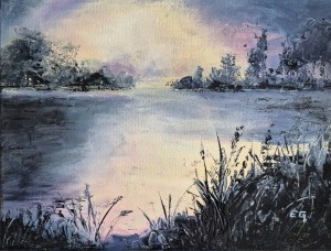 Soir sur le lac