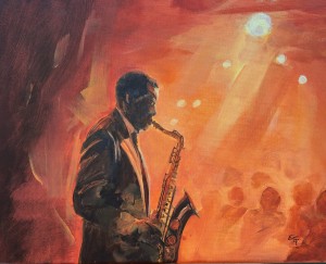 Dans la boîte de jazz
